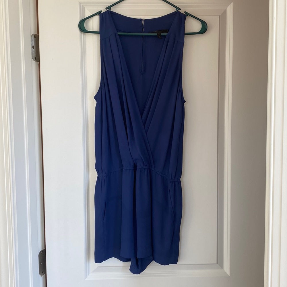 BCBG low cut short romper